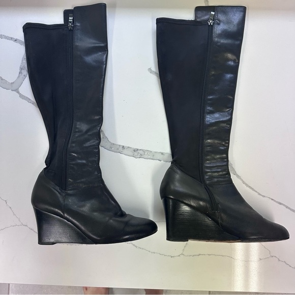 Umberto Raffini Black Heeled Boots - Picture 2 of 9